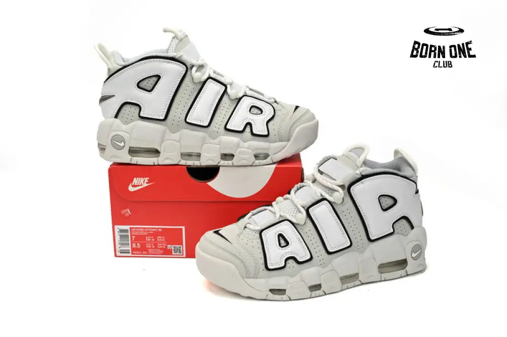 Nike Air More Uptempo ’96 White and Black Edges