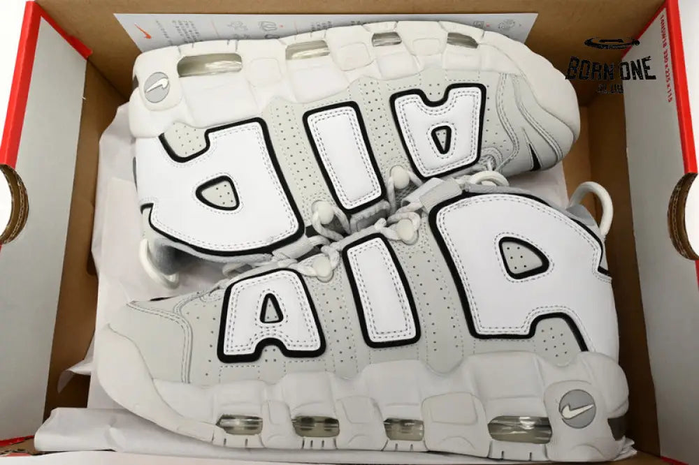 Nike Air More Uptempo ’96 White and Black Edges