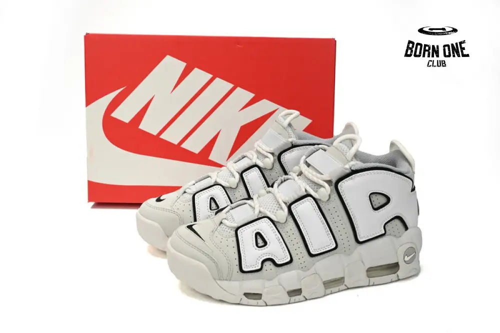 Nike Air More Uptempo ’96 White and Black Edges