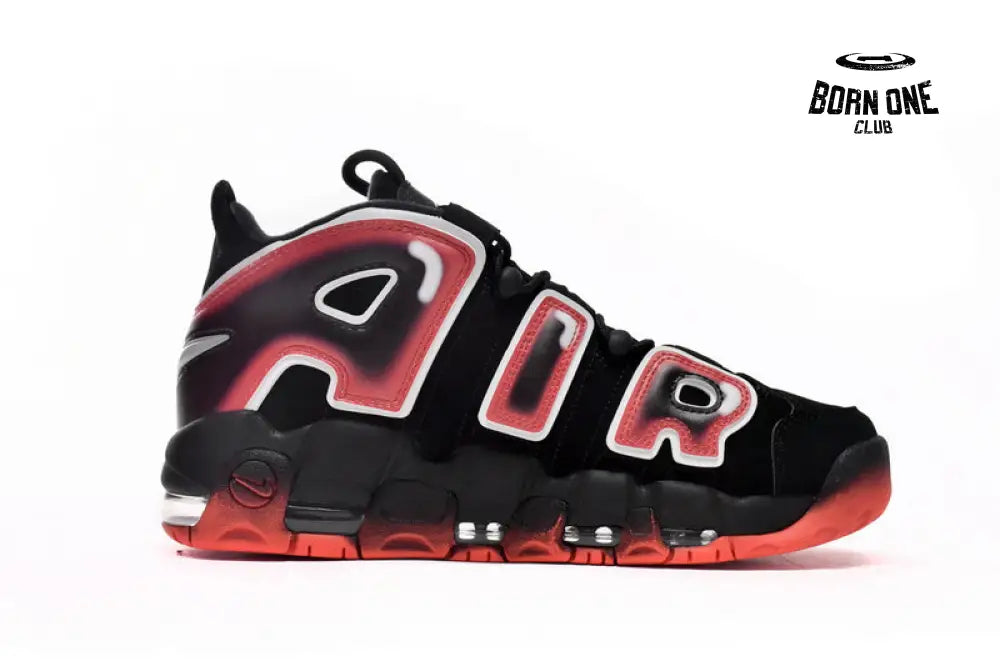 Nike Air More Uptempo Black And Red