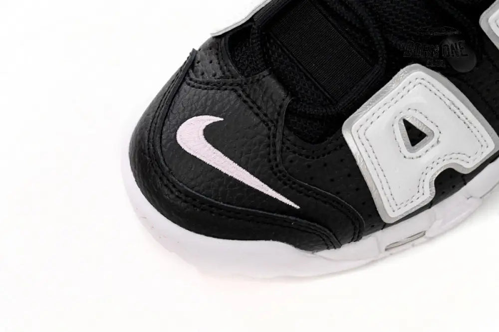 Nike Air More Uptempo Black And White Green Tick