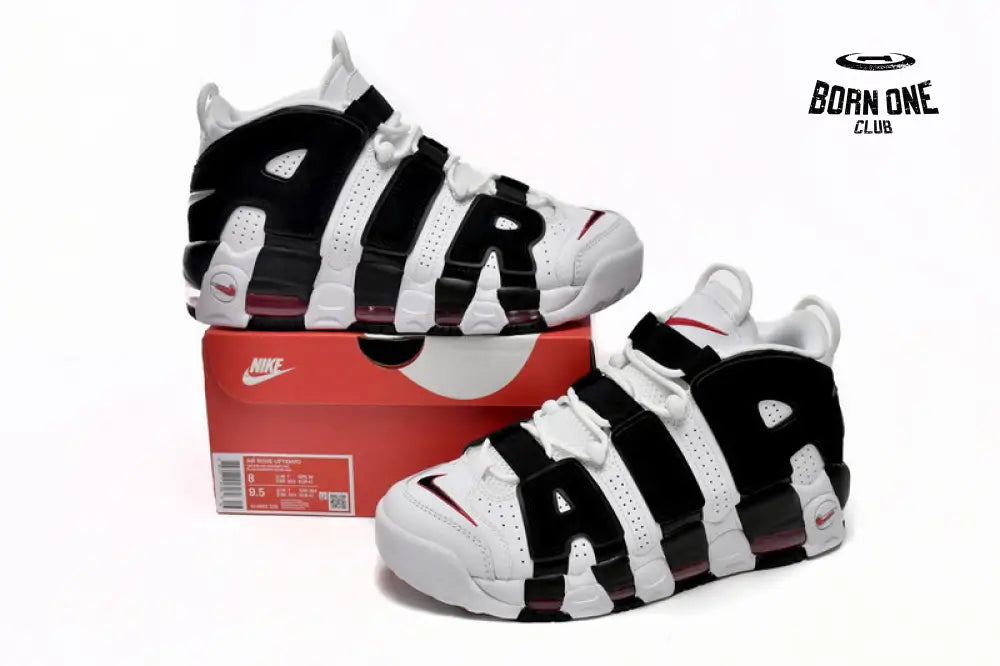 Nike Air More Uptempo Black and White Panda