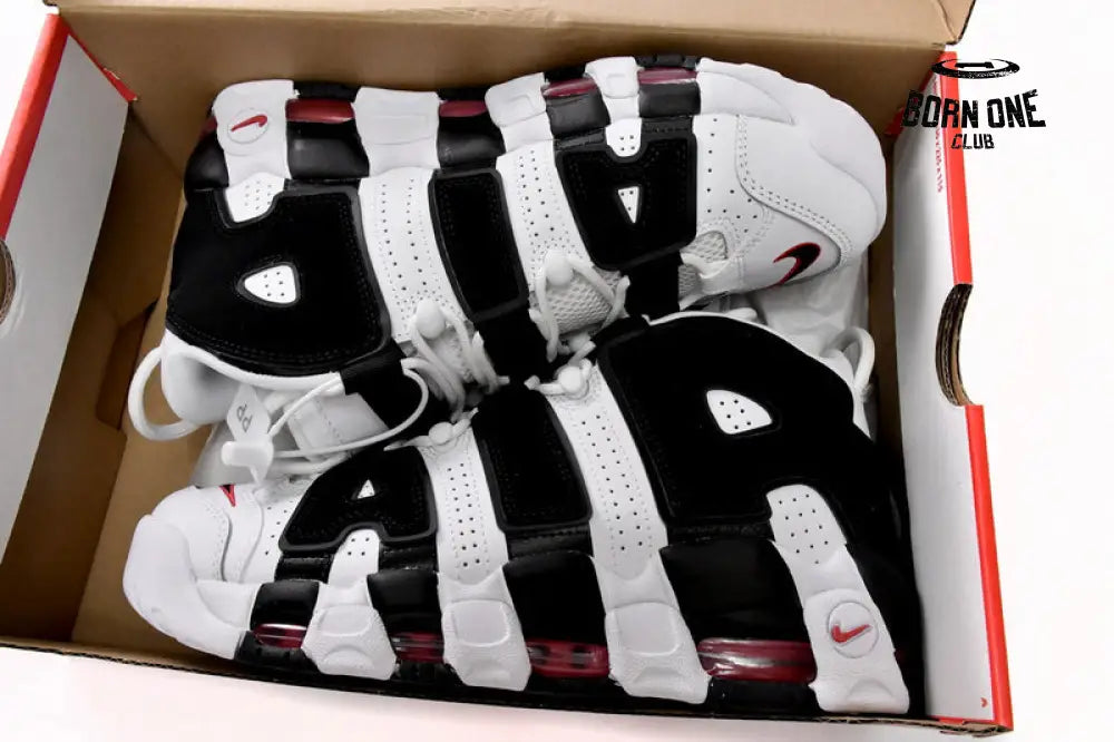 Nike Air More Uptempo Black and White Panda