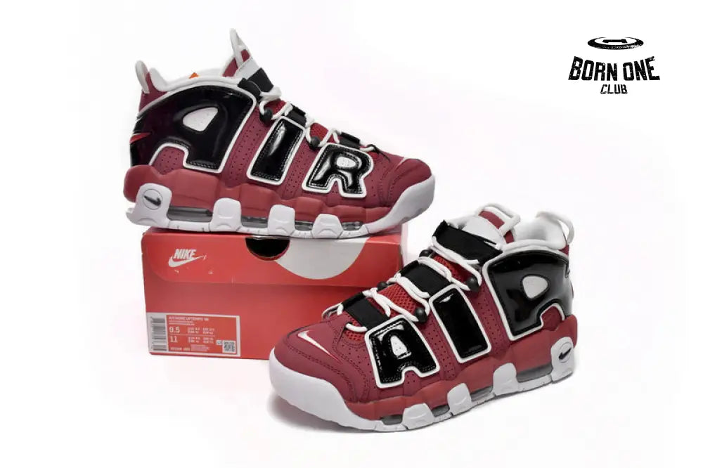 Nike Air More Uptempo Bull Black Red