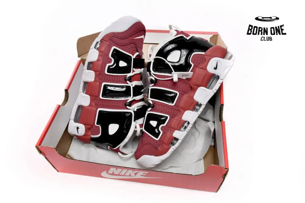 Nike Air More Uptempo Bull Black Red
