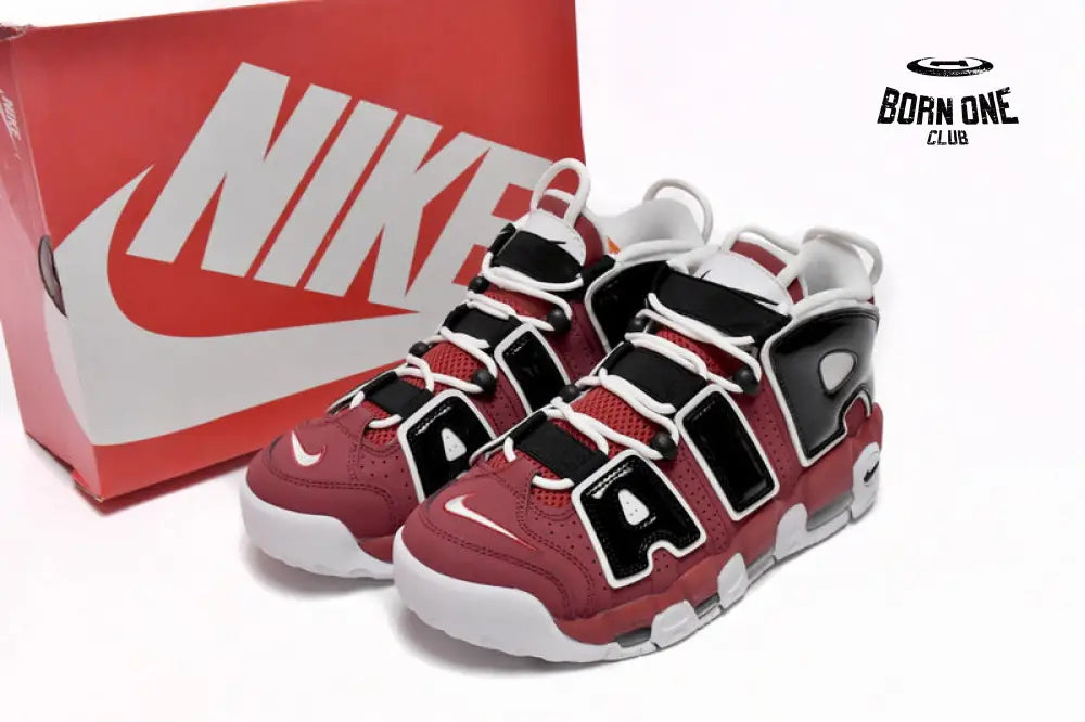 Nike Air More Uptempo Bull Black Red