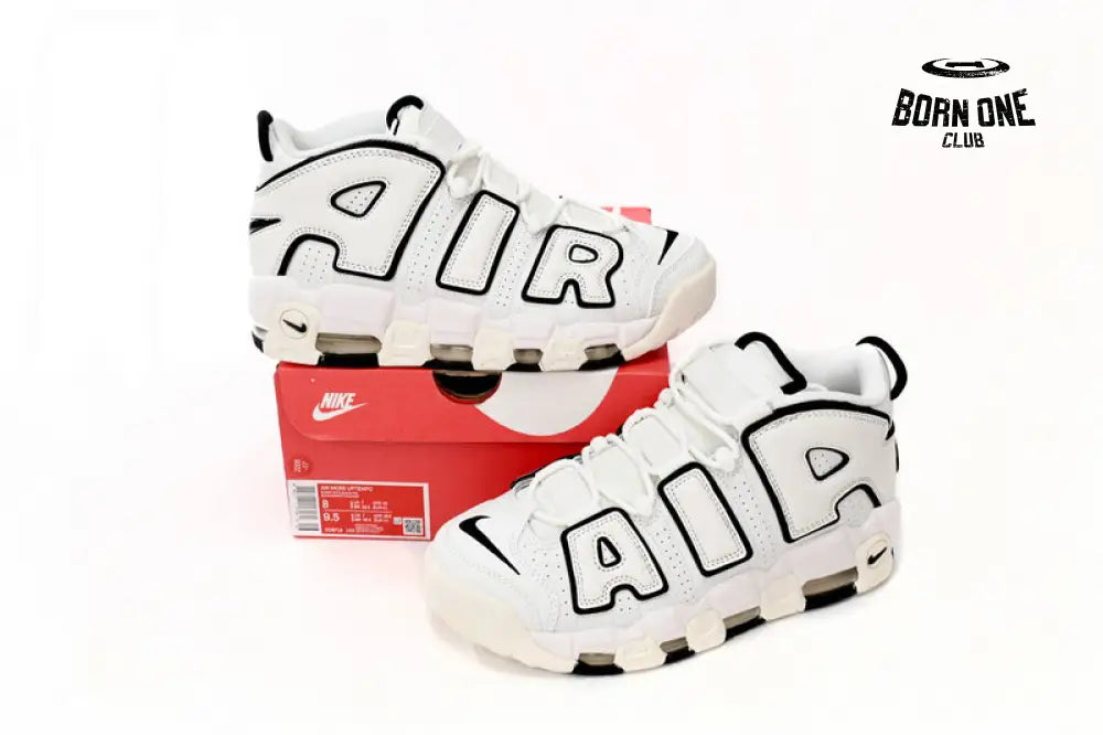 Nike Air More Uptempo White And Black Edges