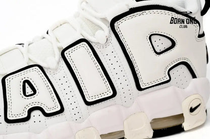 Nike Air More Uptempo White And Black Edges
