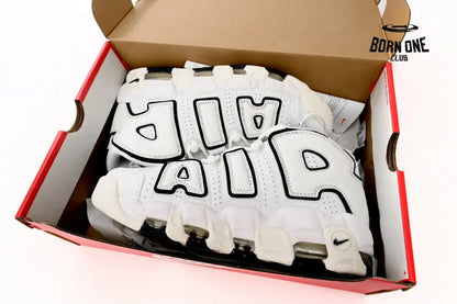 Nike Air More Uptempo White And Black Edges