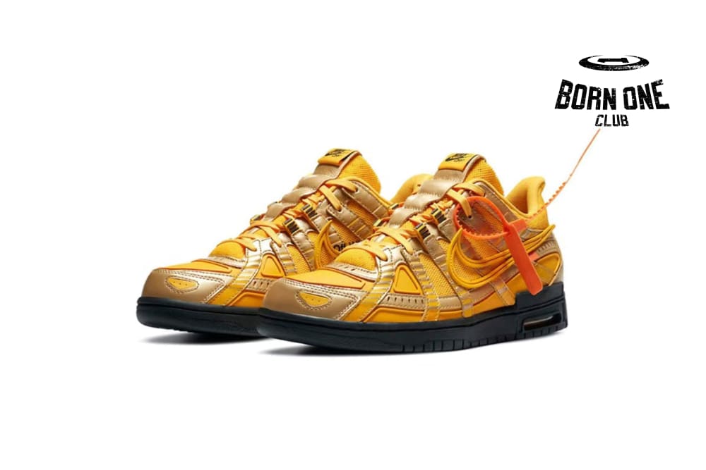 Nike Air Rubber Dunk Low Off-White University Gold CU6015-700
