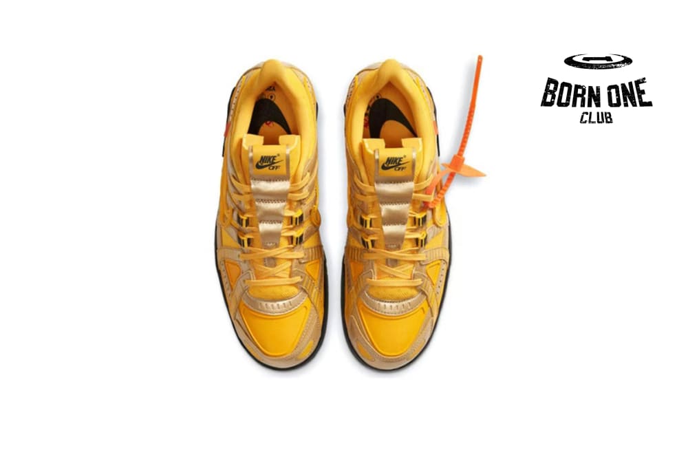 Nike Air Rubber Dunk Low Off-White University Gold CU6015-700