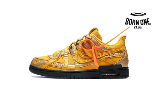 Nike Air Rubber Dunk Low Off-White University Gold CU6015-700