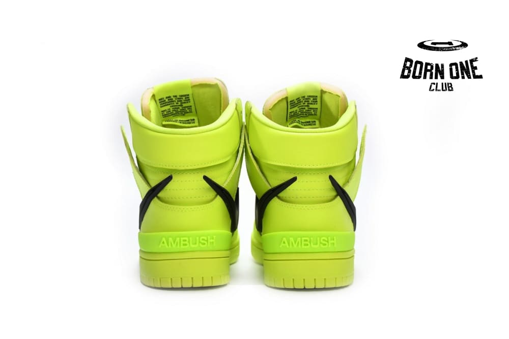 Nike Dunk High AMBUSH Flash Lime CU7544-300