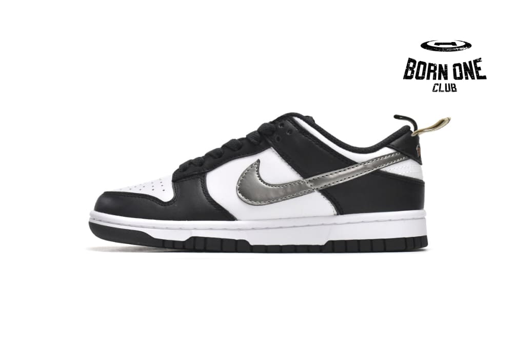 Nike Dunk Low Black White Metallic DH9764-001