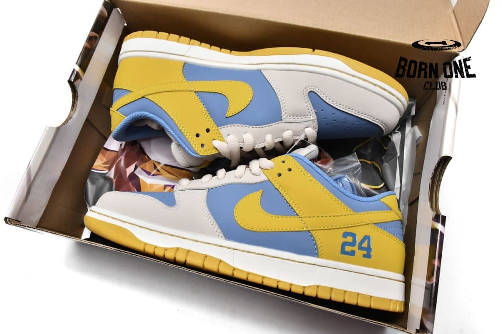 Nike Dunk Low Kobe Navy Blue White Yellow LF2428-002
