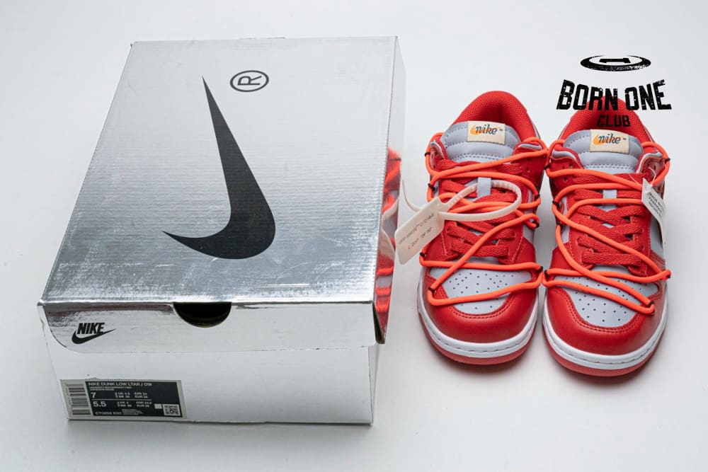 Nike Dunk Low Off-White University Red CT0856-600