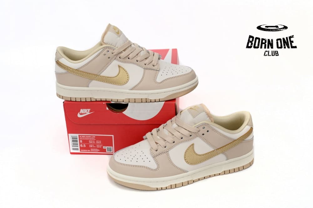 Nike Dunk Low Phantom Metallic Gold Dx5930-001