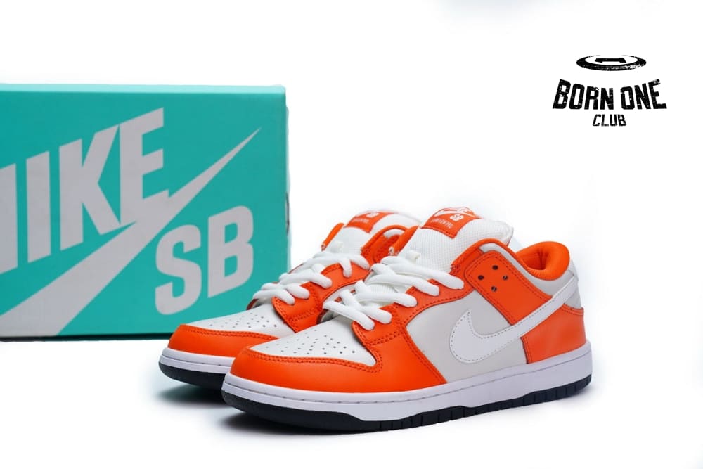 Nike Dunk Low Pro White Orange BQ6817-806