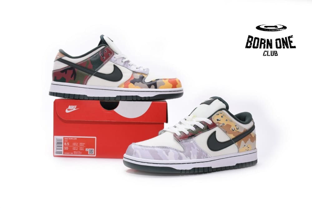 Nike Dunk Low SE Sail Multi-Camo DH0957-100