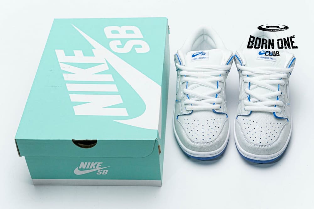 Nike Dunk SB Low Premium White Game Royal CJ6884-100