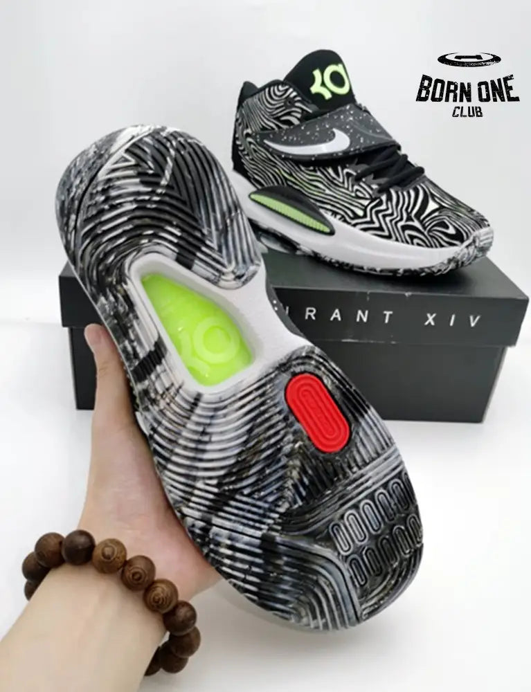NIKE KD 14 x BLACK LIME GLOW