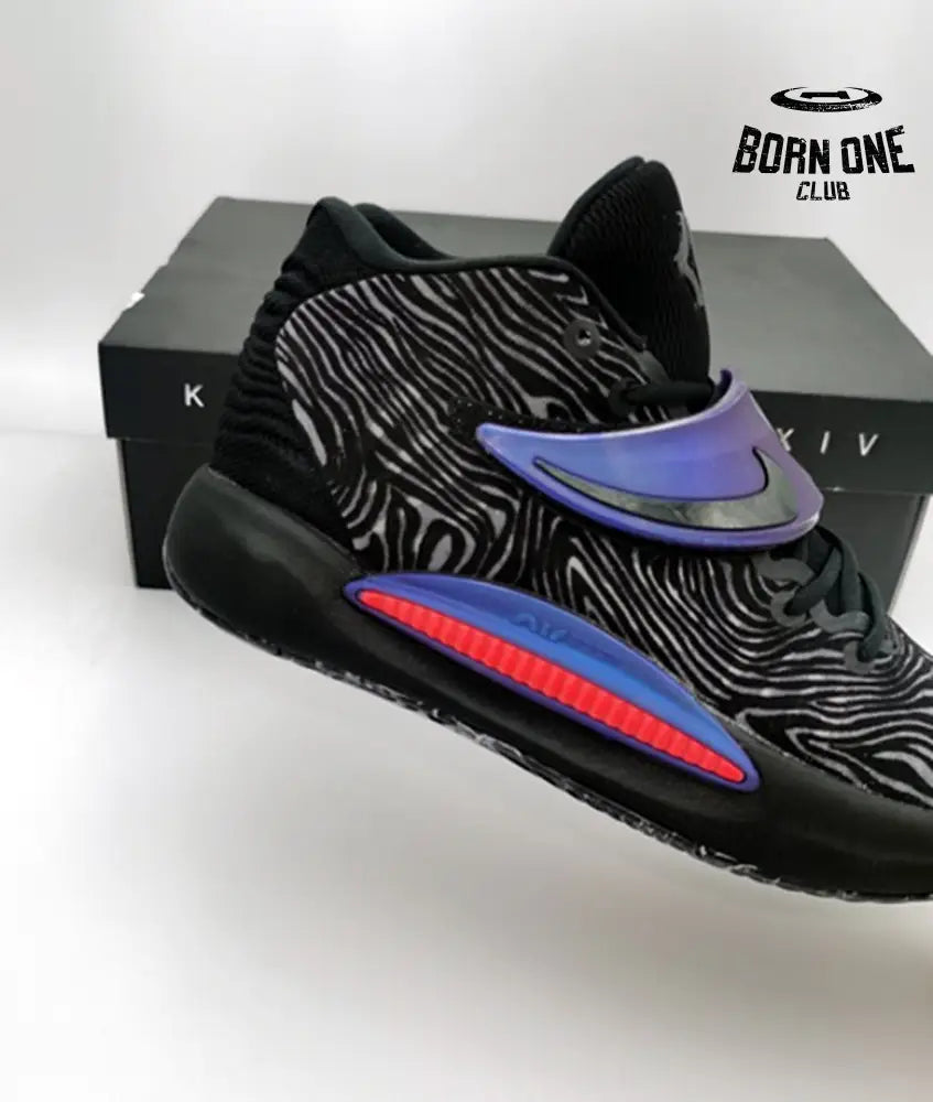NIKE KD 14 x SEASONAL BLACK LASER CRIMSON