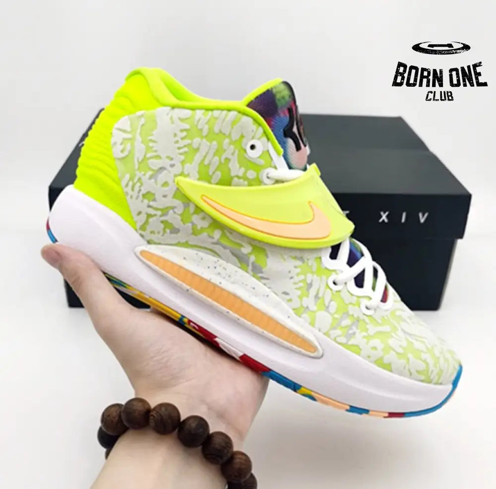 NIKE KD 14 x WHITE LIME GREEN