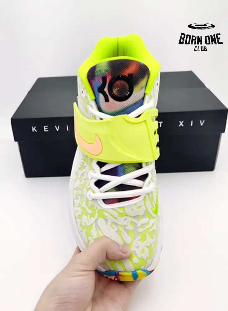 NIKE KD 14 x WHITE LIME GREEN