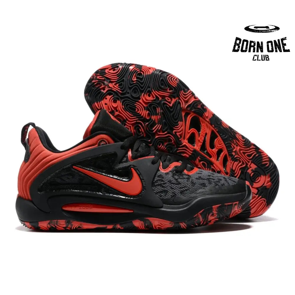 NIKE KD 15 x BLACK UNIVERSITY RED