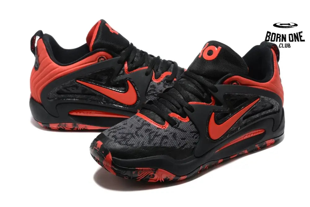 NIKE KD 15 x BLACK UNIVERSITY RED