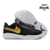 NIKE LEBRON 20 x BLACK METALLIC GOLD