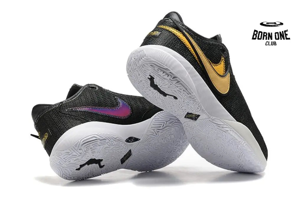 NIKE LEBRON 20 x BLACK METALLIC GOLD