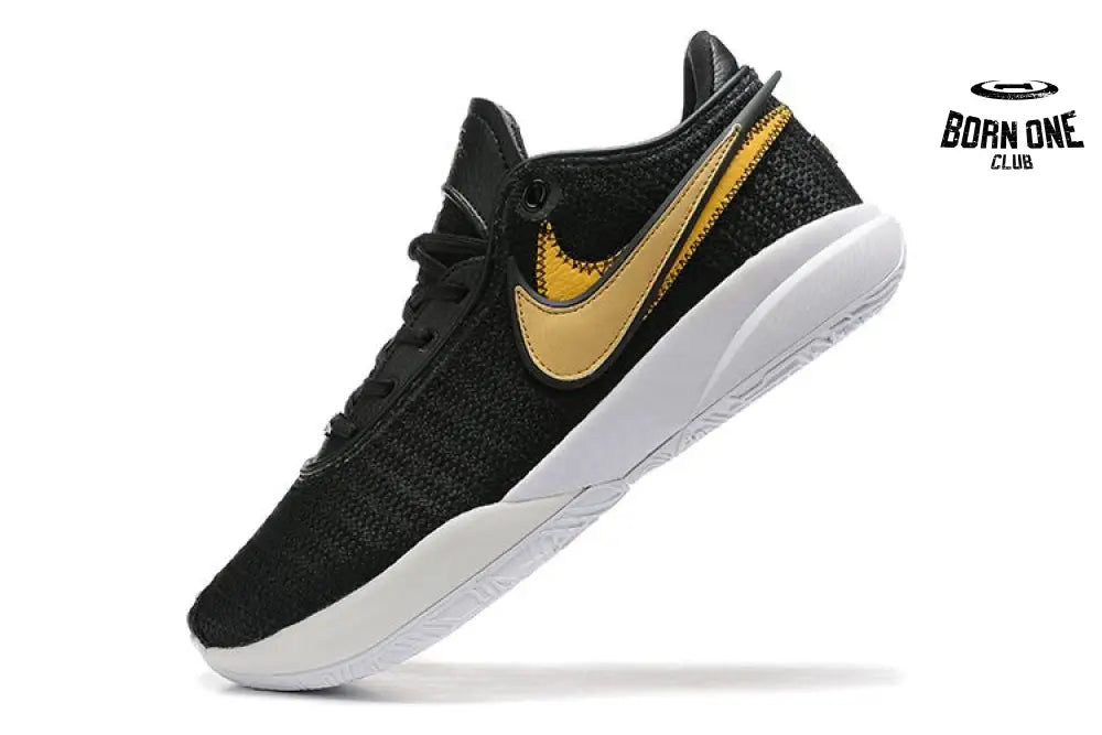 NIKE LEBRON 20 x BLACK METALLIC GOLD