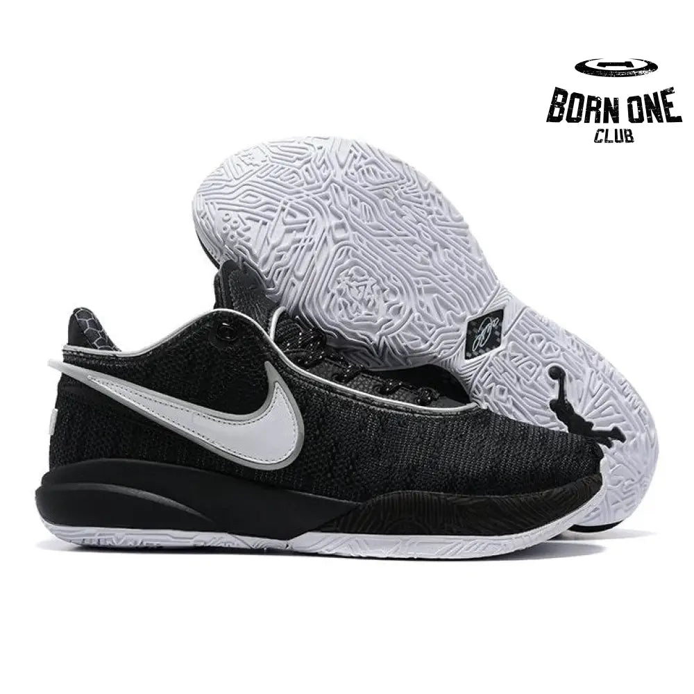NIKE LEBRON 20 x BLACK WHITE