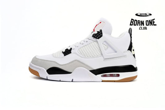 Nike SB x Air Jordan 4 Retro White Black DR5415-100