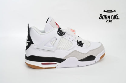 Nike SB x Air Jordan 4 Retro White Black DR5415-100
