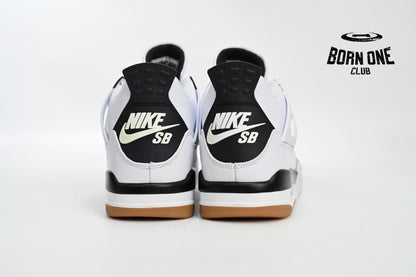 Nike SB x Air Jordan 4 Retro White Black DR5415-100