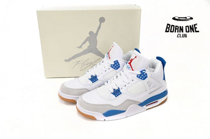 Nike SB x Air Jordan 4 White Blue DR5415-104