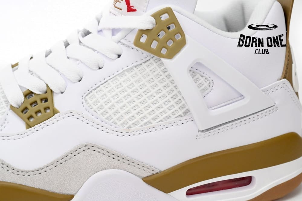 Nike SB x Air Jordan 4 White Brown DR5415-120