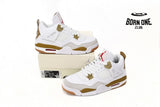 Nike SB x Air Jordan 4 White Brown DR5415-120