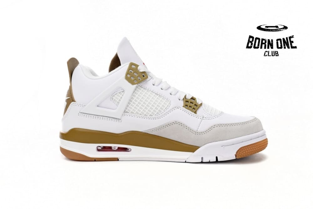 Nike SB x Air Jordan 4 White Brown DR5415-120
