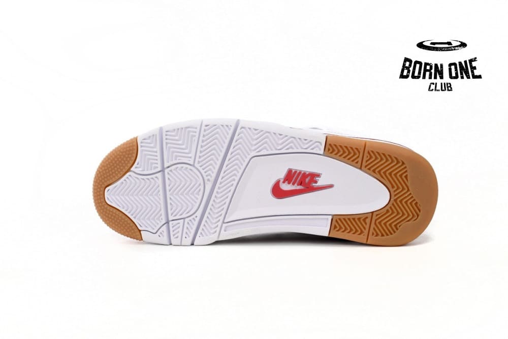 Nike SB x Air Jordan 4 White Red DR5415-160