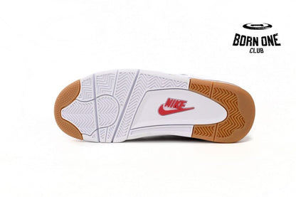 Nike SB x Air Jordan 4 White Red DR5415-160