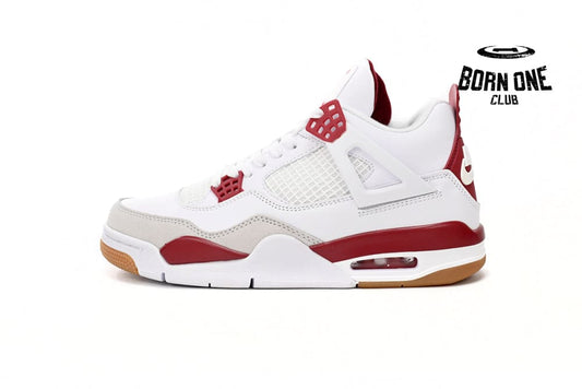 Nike SB x Air Jordan 4 White Red DR5415-160