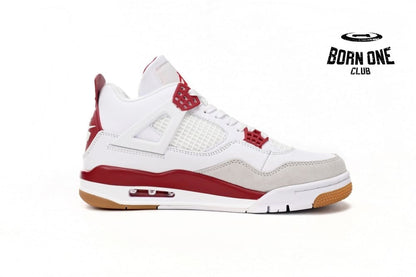 Nike SB x Air Jordan 4 White Red DR5415-160