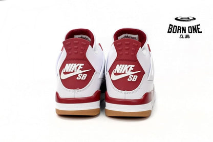 Nike SB x Air Jordan 4 White Red DR5415-160