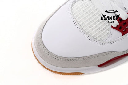Nike SB x Air Jordan 4 White Red DR5415-160