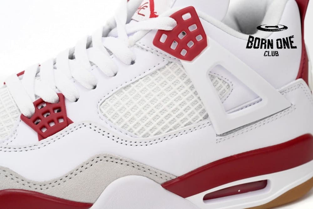 Nike SB x Air Jordan 4 White Red DR5415-160