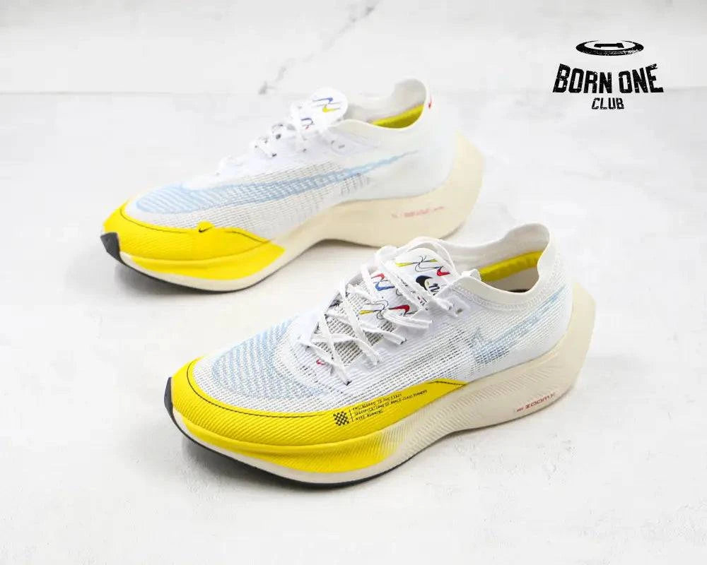 Nike ZoomX Vaporfly Next% 2 White Yellow Strike Nike ZoomX Vaporfly Next% 2 Watermelon