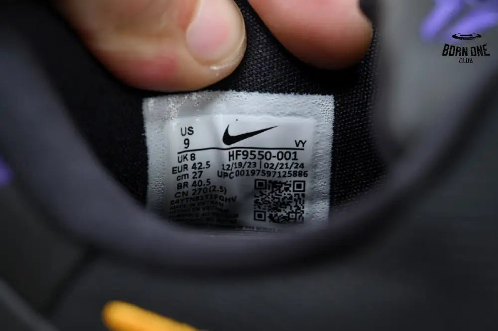 Nike Kobe 8 Protro 'Lakers Away' HF9550-001